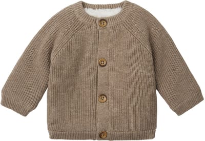 Noppies Nevers Knit Vestje - Taupe Melange - Mt. 50