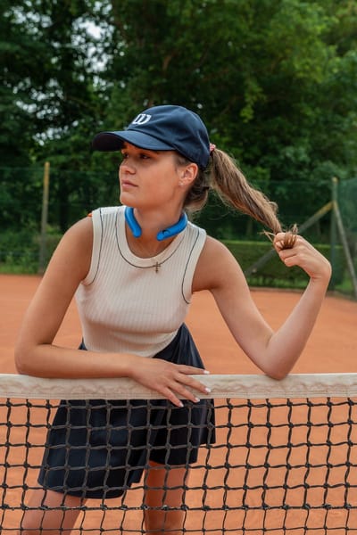 Sumoring - Nekkoeler zonder batterijen die al bevriest bij 18°C - Verkoeling nek - Migraine - Overgang - Sport - Hitte hulp- Opvliegers - Menopauze Hulp- Nek koeler - Cold therapy - Zonder ventilator - Small - Iced Blue color
