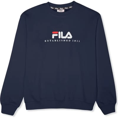 Kindertrui met ronde hals Fila Carisio Regular Logo