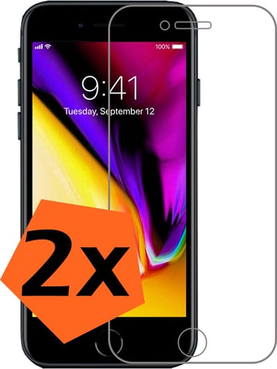 Screenprotector Geschikt voor iPhone 6 Screenprotector Bescherm Glas Tempered Glass - Screenprotector Geschikt voor iPhone 6 Screen Protector - 2 PACK