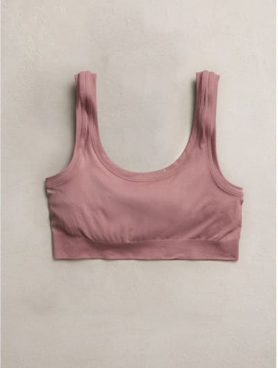 Next - Dames - N.Premium Heerlijk zachte Naadloze Cropped Beha - Roze