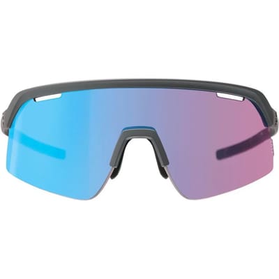 BBB Cycling Valor Flux Professionele Fietsbril Heren en Dames - Hoog Contrast Sportbril - Wielrenbril Met Flux Lens - Anti-Condens - Mat Donker Grijs - BSG-81