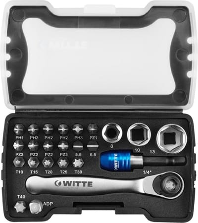Witte bit + ratelset 24dlg