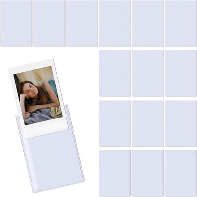 Set van 15 Transparante Magnetische Fotolijsten van 8 cm voor Koelkast - Ideaal voor Foto's, Notities en Agenda's zonder Boren