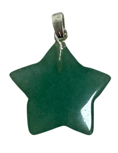 Aventurijn groen edelsteen sterhanger 20 mm