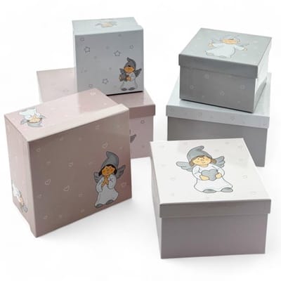 Dailygoody - Set van 6 Geschenkdozen - Decoratieve Opslag