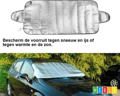 ***Anti vries deken auto - Anti-ijsdeken - vorstbeschermer - autoruit ontdooien - zonnescherm voorruit - van Heble® ***