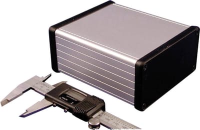 Hammond Electronics 1455N1202 Profielbehuizing 120 x 103 x 53 Aluminium Aluminium 1 stuk(s)