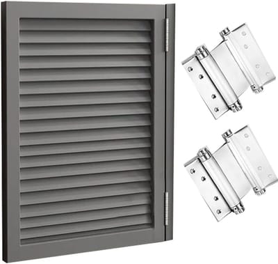 Enkele Saloon Deuren - Draaideuren Binnendeuren - Ruimte Verdelen - Massief Hout Constructie - 50x80cm - Grijs