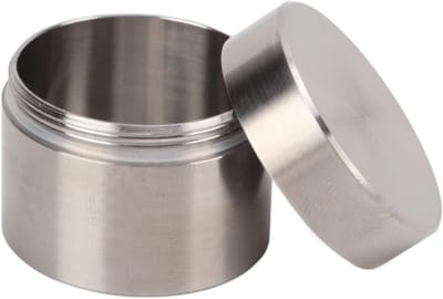 Dichte RVS Pillendoos - Waterdichte Kleine Metalen Theeblik - Handige Opbergdoos voor Thuis, Kantoor en Reizen