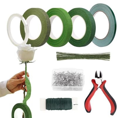Bloemen Maak Set - Boeket Gereedschap - Bloemen Decoratie - Praktische Functionaliteit - 1.2cm x 27m - Uniek