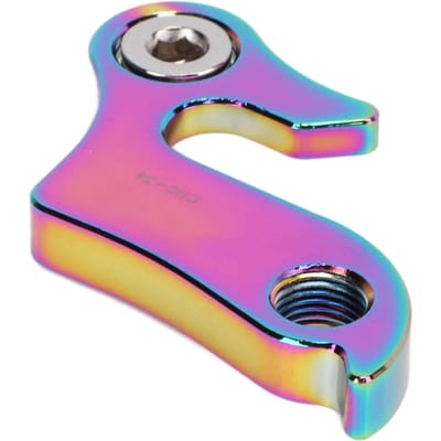 MOTSUV 1 Stuks Fiets Derailleurhanger CNC Aluminiumlegering Slijtvast Fiets Achterstaart pink