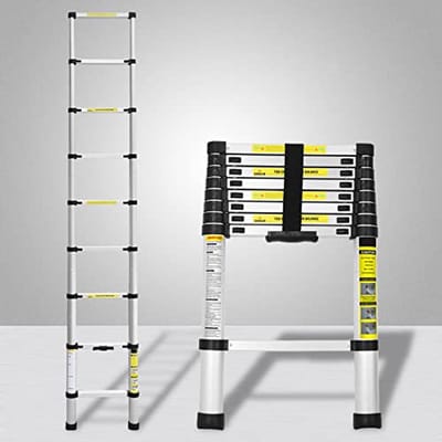 Telescoopladder 2,6 m - Multifunctioneel, Draagbaar en Hoogwaardig Aluminium