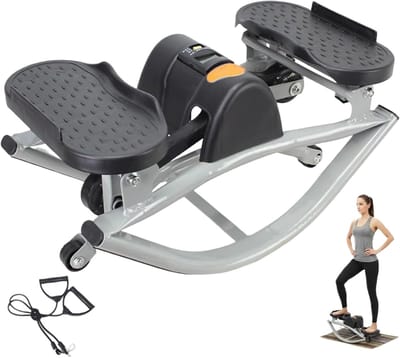 Stepper Fitnessapparaat - Zijdelingse Stepper - Thuis Trainen - Geluidsarm Ontwerp - 0.16 m² - Niet gespecificeerd