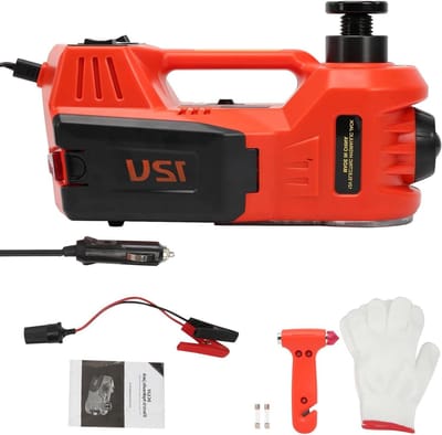 Elektrische Krik - 4-in-1 Set - Autoreparatie Thuis - Automatisch Hefsysteem - 5 Ton Capaciteit - Zwart