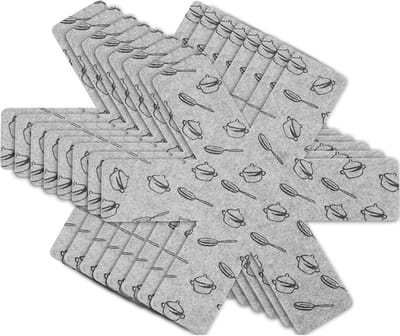 Allecto - Pan Guards Set - Beschermers voor Pannen - Grijze Separatoren - Geschikt voor Kookgerei - 8 Stuks - Diverse Maten