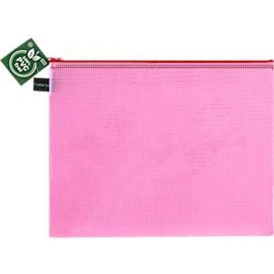 Ritszak FolderSys, A4, dikte 0,20 mm, B 357 x H 272 mm, PVC-vrije folie, rood-transparant