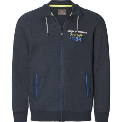 Sweatvest YORIN donkerblauw