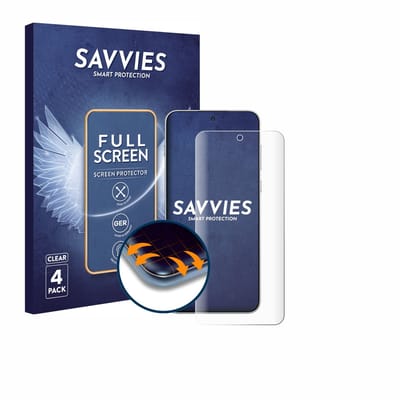 Savvies - Screenprotector voor OnePlus Ace 6 - Folie Beschermfolie transparant volledig dekking 4 Stuks