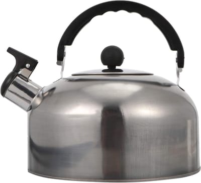 Waterkoker Roestvrijstaal - Theeketel Kookpan - Water Koken - Fluitend Kooksignaal - 2 Liter Capaciteit - Zilver