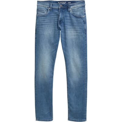 Tom Tailor - TTJOSH REGULAR SLIM-jeans - Maat 36/32 - Used Mid Stone Blue Denim