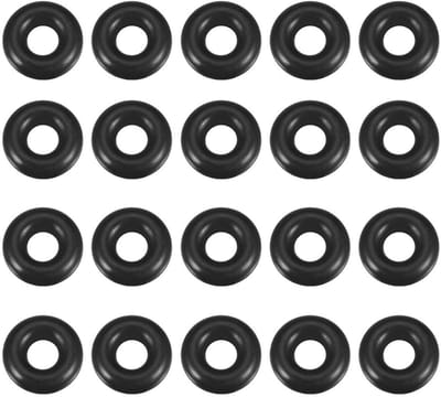 Dailygoods- O-ringen 20 stuks - Nitrilrubber - 11 mm buitendiameter - 4 mm binnendiameter - Afdichtingsset - Duurzaam en flexibel - Afdichtringen