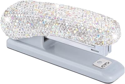 Handgemaakte Kristallen Bling Nietmachine voor Kantoor, School of Thuisgebruik - Uniek en Stijlvol Accessoire