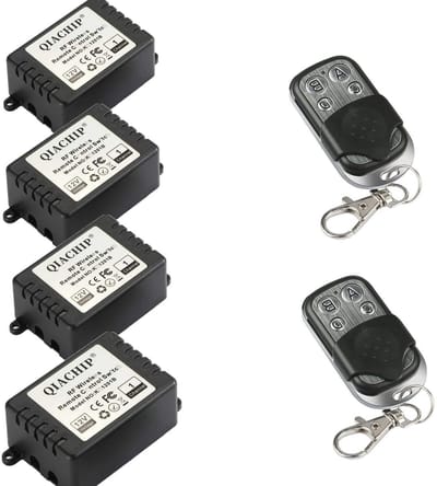 Draadloze afstandsbediening met ontvanger 433 MHz voor het schakelen van apparaten