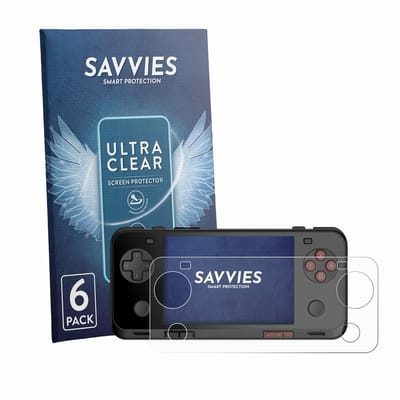 Savvies - Screenprotector voor Ayaneo Pocket ACE - Folie Beschermfolie transparant 6 Stuks