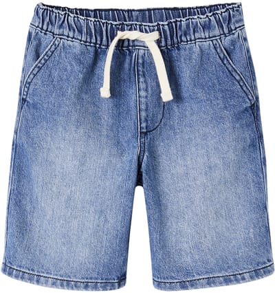 Vertbaudet Denim jongensbermuda, gemakkelijk aan te trekken