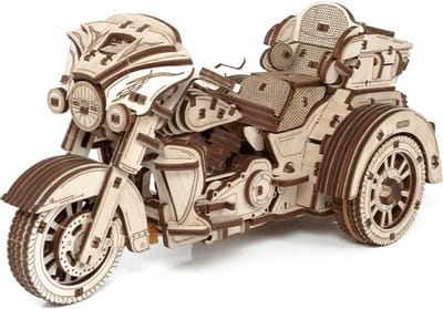 Eco Wood Art Modelbouwpakket Trike - 3D Puzzel - Miniatuur Bouwpakket Volwassenen - DIY - Knutselen - Hout