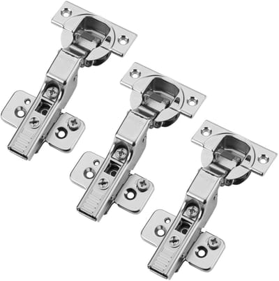 Set van 3 BLUM centrale scharnieren 71B3650 110° met automatische sluiting incl. montageplaten met excenterinstelling 173H7100