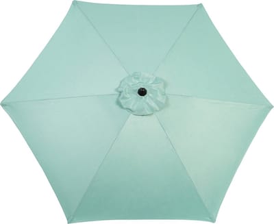 HAUSS SPOLE Parasol Dubbelzijdig – 9 Voet – Staal – Lichtgroen – Kantelbaar Met Slinger – Voor Tuin, Terras En Zwembad