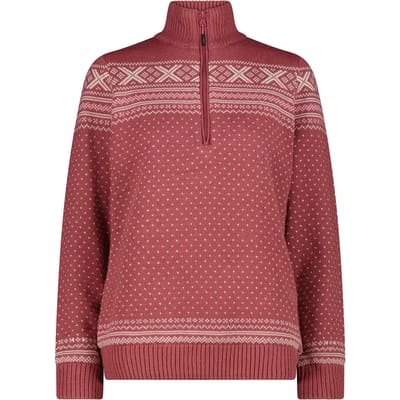 Pull 1/2 zip in brei vrouw CMP WP