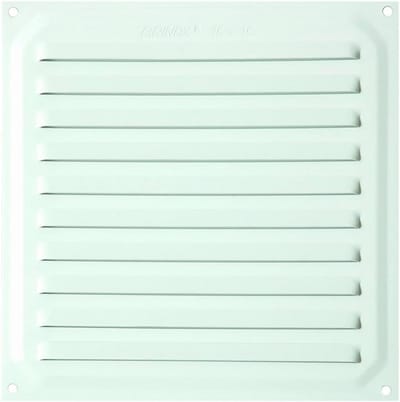 Ventilatierooster 15 x 15 cm - Zelfklevend en Wit Gelakt