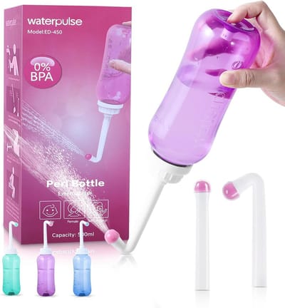 Draagbaar Bidet 500 ml - Intieme Douche met 2 Sproeiers voor Reis en Comfort