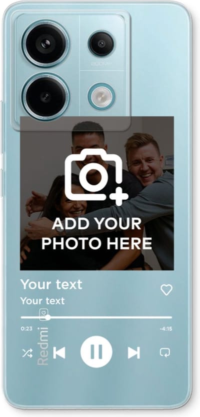 Gepersonaliseerd - Case Company® - Hoesje geschikt voor Xiaomi Poco X6 hoesje - Music Player - Soft Cover Telefoonhoesje - Bescherming aan alle Kanten en Schermrand