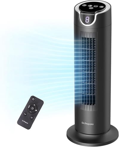 Oscillerende Torenventilator – Stil 25 dB, 8 Snelheden & Afstandsbediening