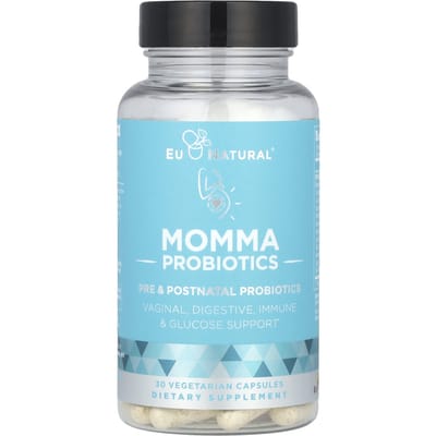 Eu Natural, Momma Probiotic, probiotique prénatal et postnatal, 30 capsules végétales