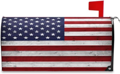 Decoratieve Magneet Brievenbushoes Amerikaanse Vlag Standaard Formaat