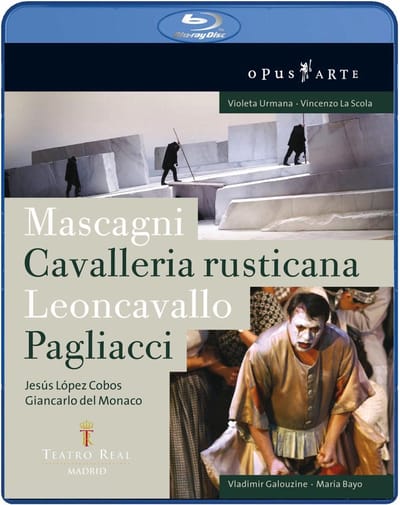 Chorus And Orchestra Of The Teatro Real Madrid, Jesus López Cobos - Leoncavallo: Pagliacci | Mascagni: Cavalleria Rusticana (Blu-ray)