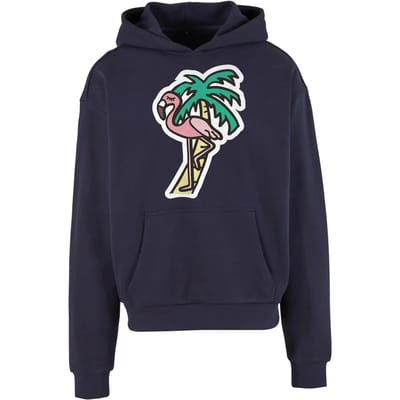 Mister Tee - Flamingo Hoodie/trui - XL - Donkerblauw