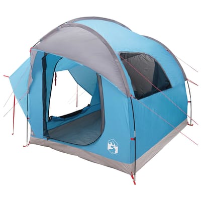 vidaXL - Auto - Tent - Blauw - 3-persoons - Polyester - en - Staal
