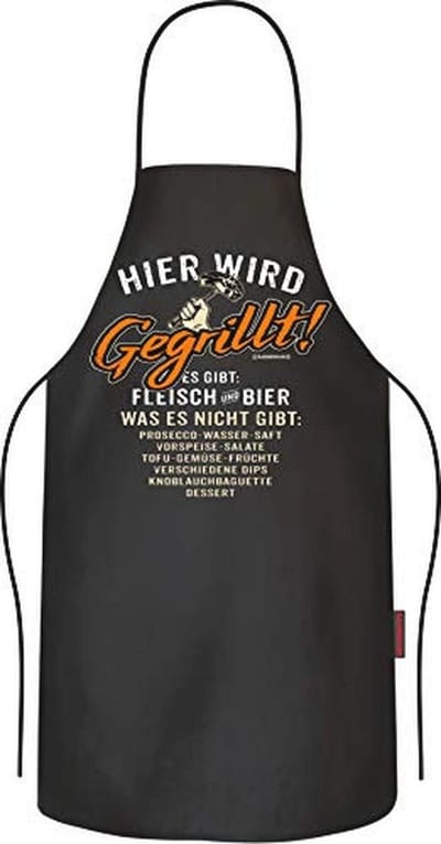 Grappig Barbecueschort voor Mannen - Katoenen Kookschort als Origineel Cadeau