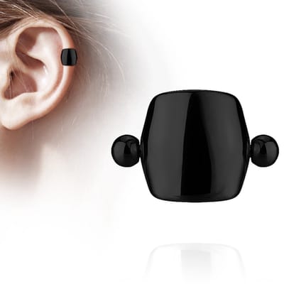 Piercing schild 1.2x8 - zwart - LMPiercings