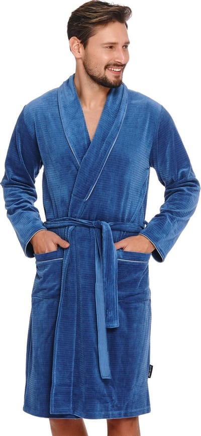 Doctor Nap Badjas Heren | Kamerjas Heren | Kamerjas Heren Volwassenen | Blue SMS.6063 M