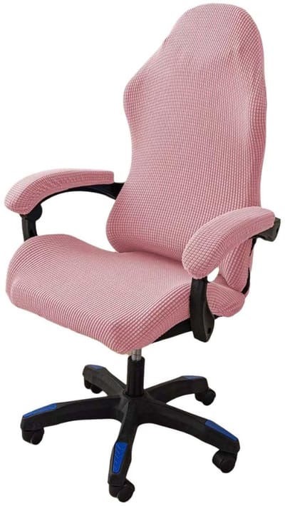 Dailygoods- Gamingstoelhoes 4 Stuks - Bureaustoelhoes met Armleuningen - Wasbaar - Polyester/Elastaan - Geschikt voor Speelstoelen - Ademend en Comfortabel - Stoelhoes