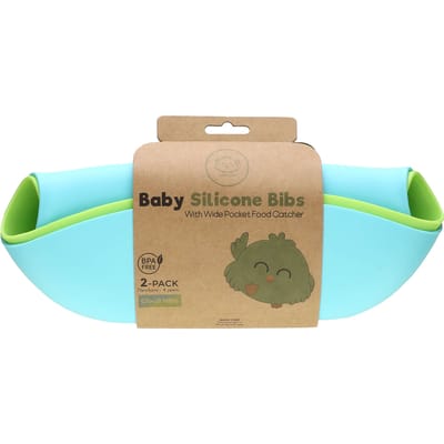 KeaBabies, Biscuits en Silicone pour Bébé, Cloud Nine, Nouveau-né - 4 Ans, Lot de 2 white