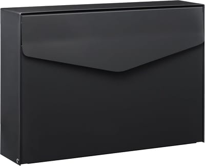 SnelShoppen - Design Brievenbus MEFA Letter 110 Antracietgrijs RAL 7016 met Veiligheidsslot - Compacte Brievenbus 86 x 354 x 249 mm voor Buitengebruik
