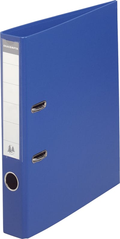 Exacompta 10x Prem'Touch® PVC Ordner met hefboom - rug 50 mm - A4 - Donkerblauw - 53552E